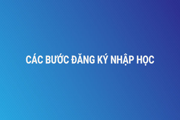 Các bước đăng ký nhập học chứng chỉ tin học
