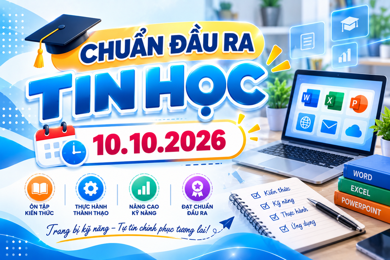 Chuẩn đầu ra Tin học 10.10.2026